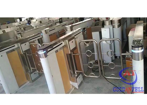 Automatic Swing Fast Speed Gate Turnstile Access Optical Qr Code Reader Infrared Sensor