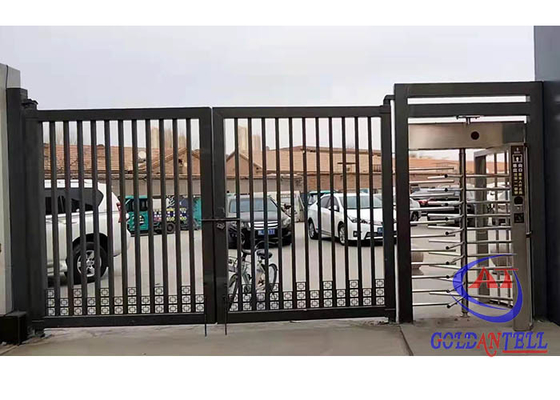 Semi Automatic Biometric Full Height Turnstile 90 Degree Rotation Stainless Steel Turnstile