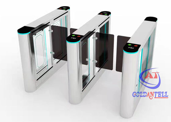Remote Control Security Turnstile Gate Office Customize Logo Swing Barrier Price