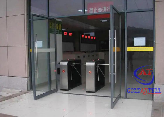Stainless Steel 304/316 RFID Turnstile Gate 30 - 40 Persons/Min With DC Brushless Motor