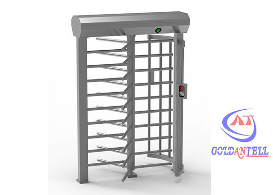 600mm Passage width Full Height Turnstile Fingerprint Scanner Full Automatic One Channel System