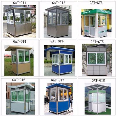 Steel Security Sentry Box Kiosk for Outdoor Guard House