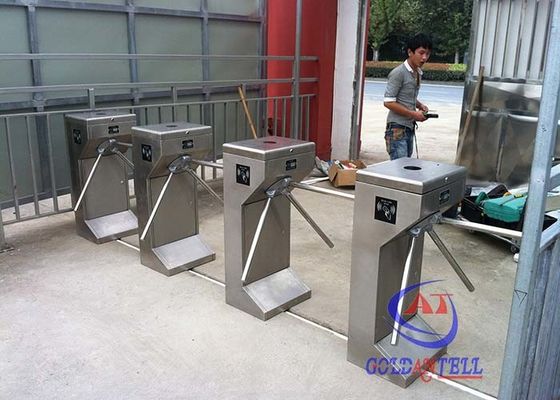 Nfc Cards Theme Park Tripod Turnstile Gate Passenger Reader For Counter Entrance