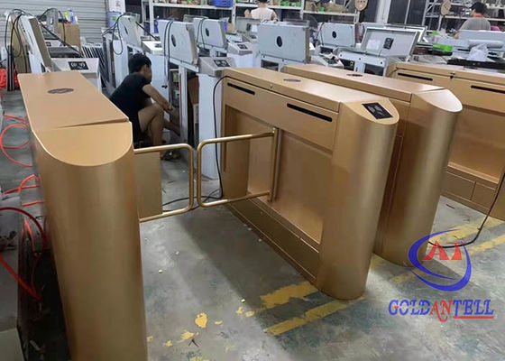 Servo Motor Swing Barrier Gate With Code Reader Automatic Sliding Gate Opener
