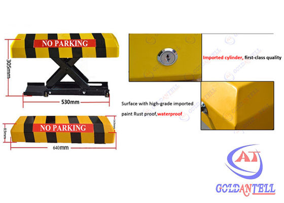 Waterproof Remote Control Car Parking Locks Chargeable Automatic Parking Lock