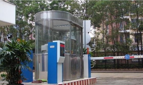 Waterproof Outdoor Indoor Stainless Steel Prefab Guard House , Noise Protection Park Toll