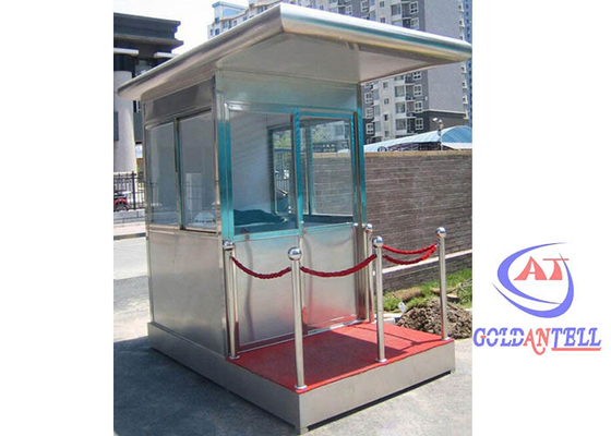 車輪が付いている経済的なプレハブの携帯用切符売り場の屋外の保証歩哨箱