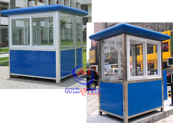 電気の付属品が付いている上昇温暖気流によって絶縁されるプレハブの警備員部屋