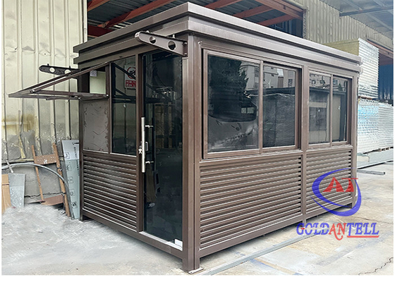 GAT GT37の携帯用保証ブースの駐車Mordenの警備員の掘っ建て小屋