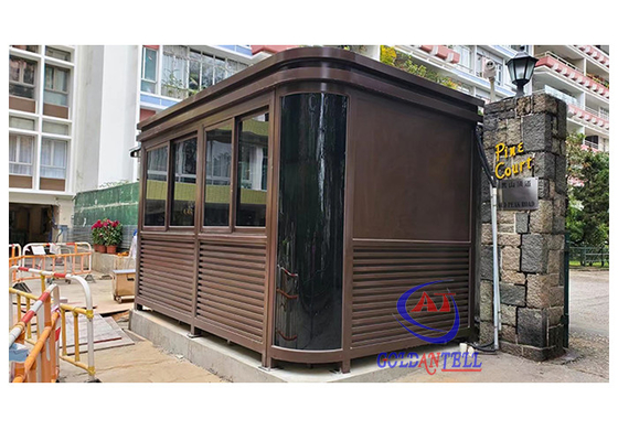 屋外 高標準 警備 シェック 駐車場 警備 事務所 用 温めガラス