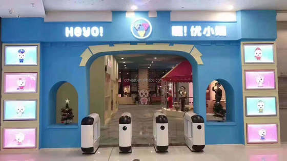 Biometric Swing Barrier Gate 0.6s Speed 40 Persons/Min