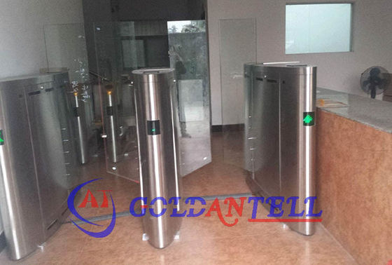 Stainless Steel Speed Gate Turnstile with RFID 0.2s Barrier Time