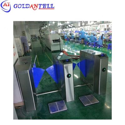 Bi-Directional Swing Gate Turnstile with 1200*280*1000mm Dimension 55-130CM Lane Width and AC 110~240V Power Supply