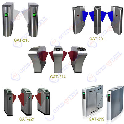 Automatic High-Speed Retractable Wing Turnstile with 0.2s Barrier Open/Close Time and RS-232 Communication Interface for 30-40 Persons per Minute