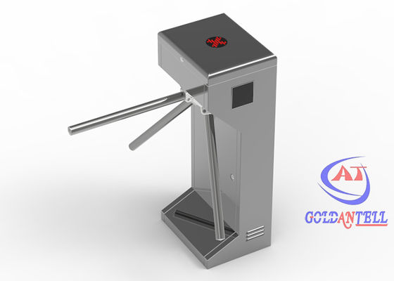 OEM Tripod Turnstile with 25-30 Persons/Min Passing Speed 55-60cm Passage Width and 1.2-1.5mm Steel Thickness