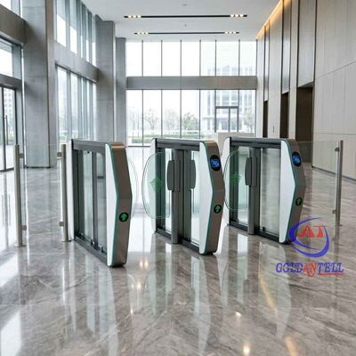 IP66 Waterproof Heavy Duty Swing Turnstile SUS304 Outdoor Perimeter Security Barrier with AI Face Recognition IC Card CE