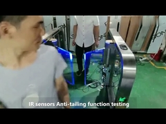 GAT-621 スリムデザイン QRコード NFCカードパス制御 歩行者速度ゲート 健身房用RFID高速