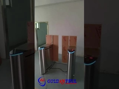 GAT-632 高セキュリティ ステンレス スチール スライディング バリア ゲート セキュリティ ドア メカニズム 指紋