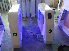 カスタマイズされたロゴ色 入手可能 高セキュリティ 304ステンレス 防圧 スイングバリアゲート