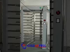 GAT-512 QR コード 全身長 ターンスタイル 指紋スキャナー 自動 1 チャネル