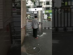 カードリーダーまたはマルチアクセス制御システム付き屋内/屋外フルハイト回転式改札ゲート